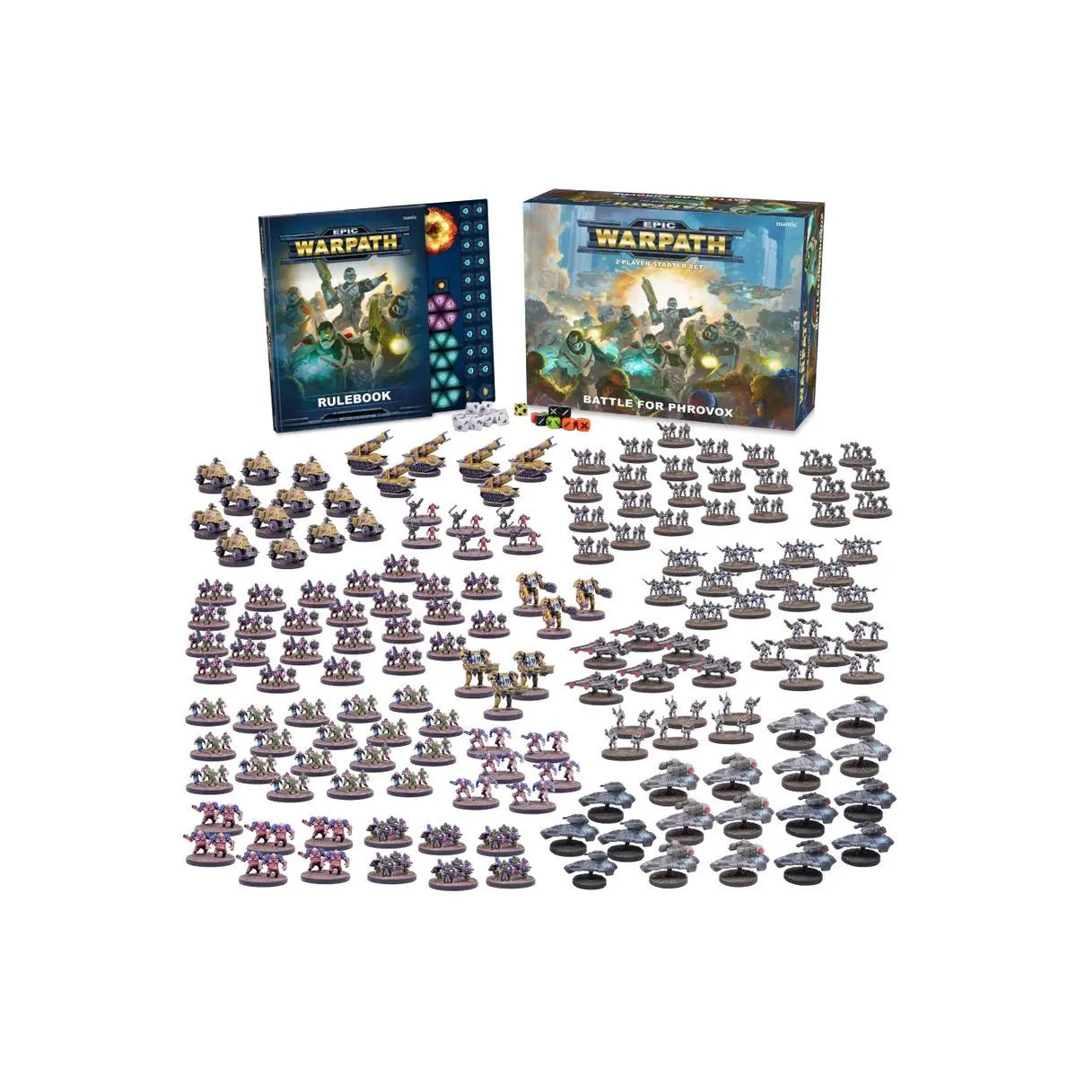 Epic Warpath Battle for Phrovox, 2 Player Starter Set, English Edition